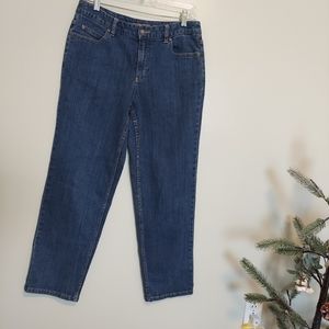 Liz clairborne jeans straight leg size  10r petite